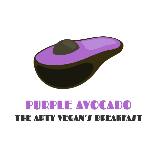 Purple Avocado: Arty Vegan's Breakfast by AllJust Tees