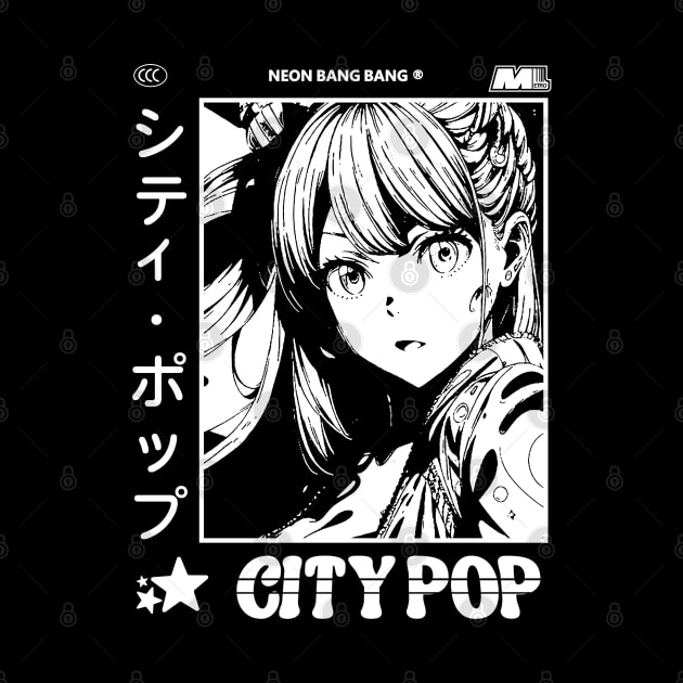 Retro Manga City Pop Vaporwave Aesthetic Anime #9 by Neon Bang Bang