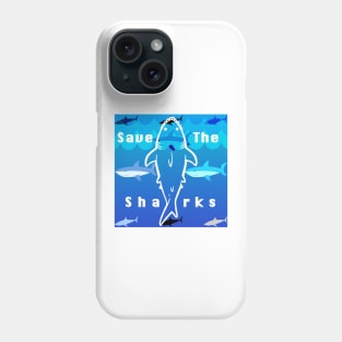Save the sharks! Phone Case