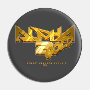 [STREET FIGHTER] ALPHA 2 GOLD Pin