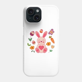 Adorable easter bunny Phone Case