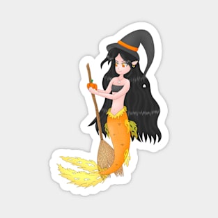 Halloween Mermaid Magnet