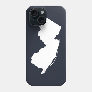 New Jersey White State Phone Case