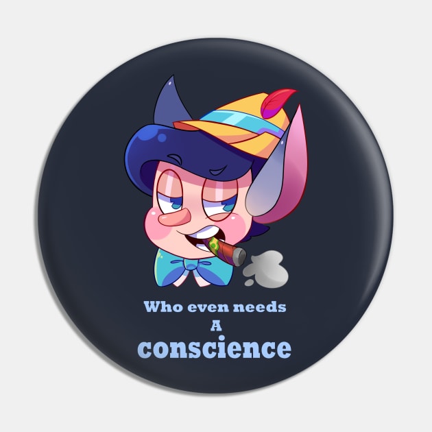 Bad Influence Pin by princessmisery