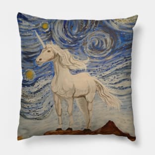 Unicorn Starry Night Pillow