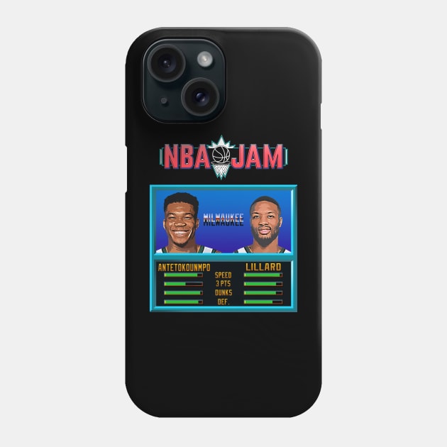 NBA JAM - season 23-24 Phone Case by Buff Geeks Art