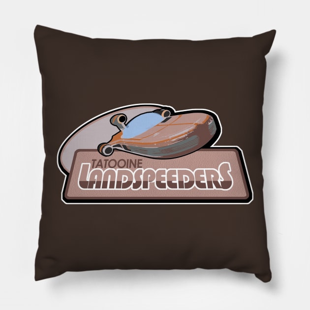 Landspeeders Baseball Pillow by PopCultureShirts