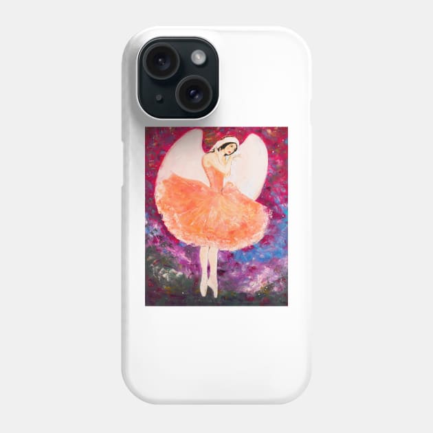 Angel Ballerina Phone Case by NataliaShchip
