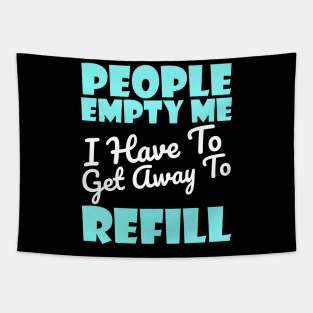 Inspirational And Motivational Introverts Quote Tapestry