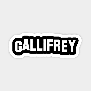 Gallifrey Hollywood Style Sign Magnet