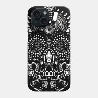 Illustrator Skull (White) Phone Case