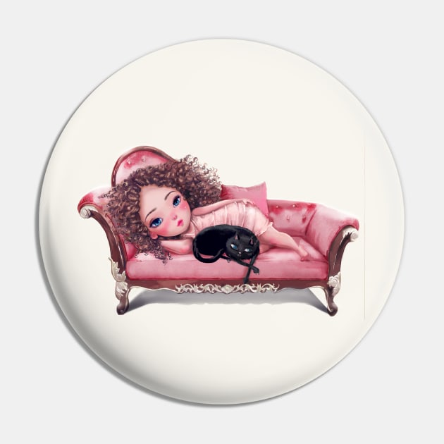 Relaxed Beauty Pin by EveFarb