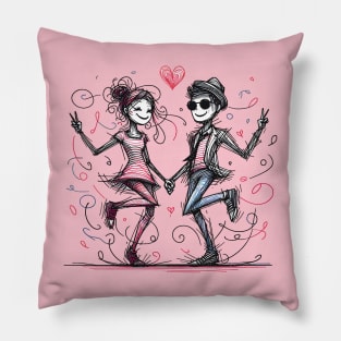 Delightful Matching Couple Pillow