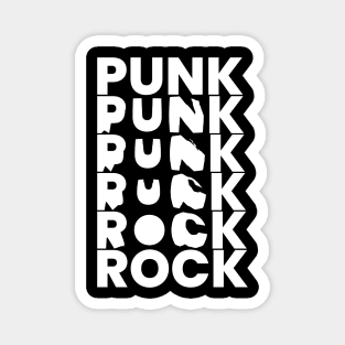 punk rock logo Magnet