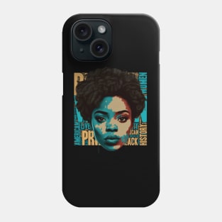 Black Women Power, African American Brown Girl Phone Case