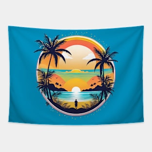 Beach Summer Vibes Tapestry