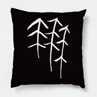 Forest Runes - Fir Tree Symbol Pillow