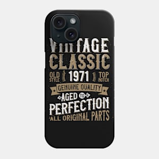 50 years jubilee 1971 50th Anniversary 50th Birthday Party Present Phone Case