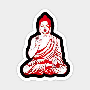 Buddha (red) Magnet