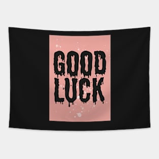 Good Luck Message Tapestry