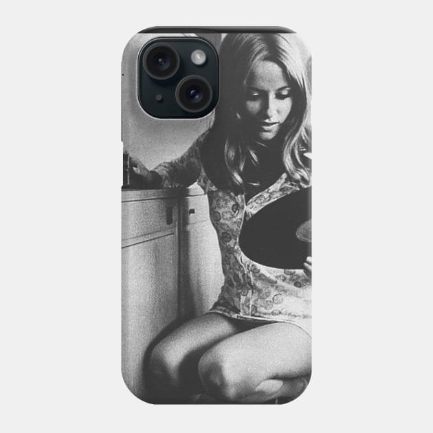 60's Girl Vinyl Phone Case by smellystardesigns