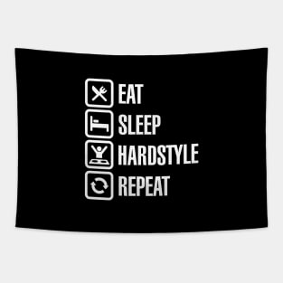 Eat sleep Hardstyle repeat Tapestry