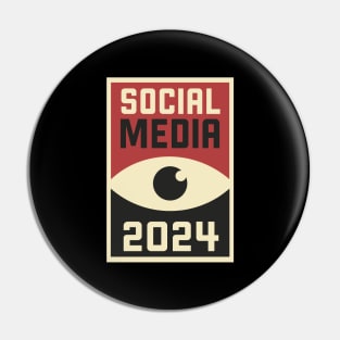 Social media 2024 (Big brother 1984) Pin