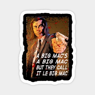 Graphic Art A Big Mac's A Big Mac But They Call It Le Big Mac Magnet