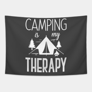 Camping is my Therapy Tapestry