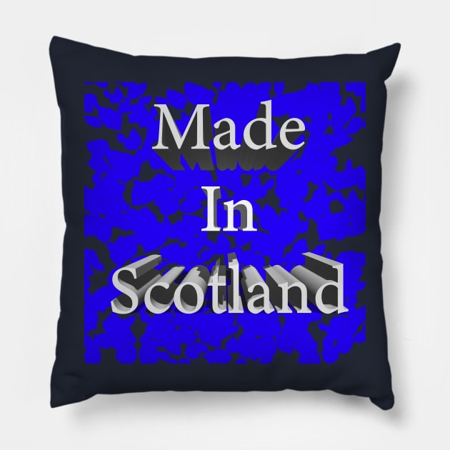 Made In Scotland Pillow by tommysphotos