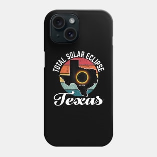 Texas Solar Eclipse 2024 Phone Case