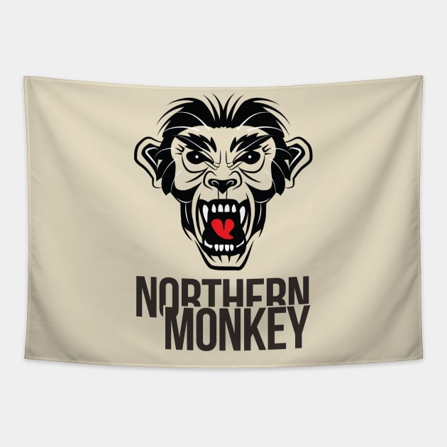 Northern Monkey Tapestry by PopCycle