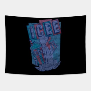 Vintage Polar Bear ICEE Tapestry