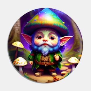 MUSHROOM GNOME Pin