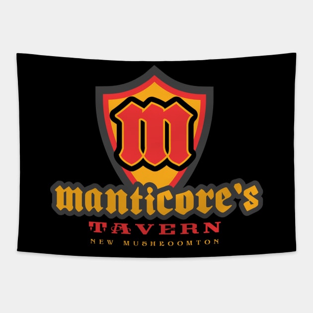 Manticore's Tavern Tapestry by MindsparkCreative