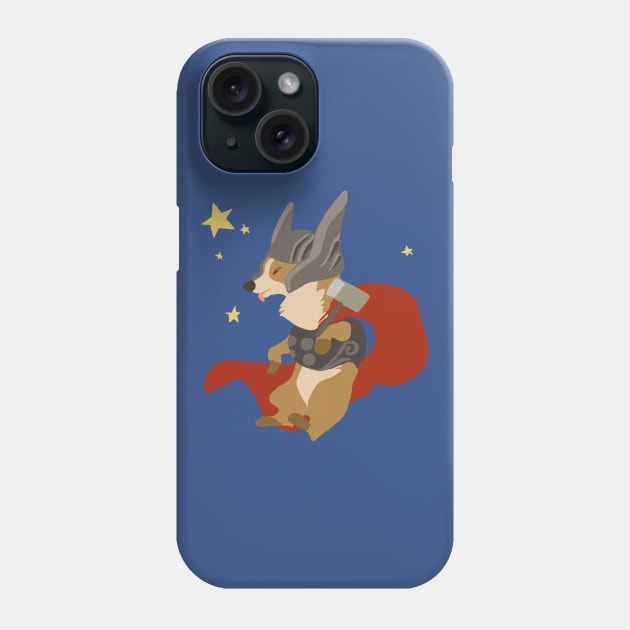 Thorgi, The Corgi God Of Thunder Phone Case by EricHoRaw