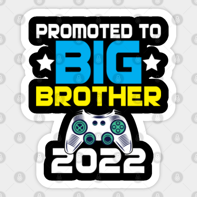 STICKER IRON ON TRANSFER PROMOTED TO BIG BROTHER NEW BABY ANNOUCEMENT STICKER IRON ON TRANSFER PROMOTED TO BIG BROTHER NEW BABY ANNOUCEMENT