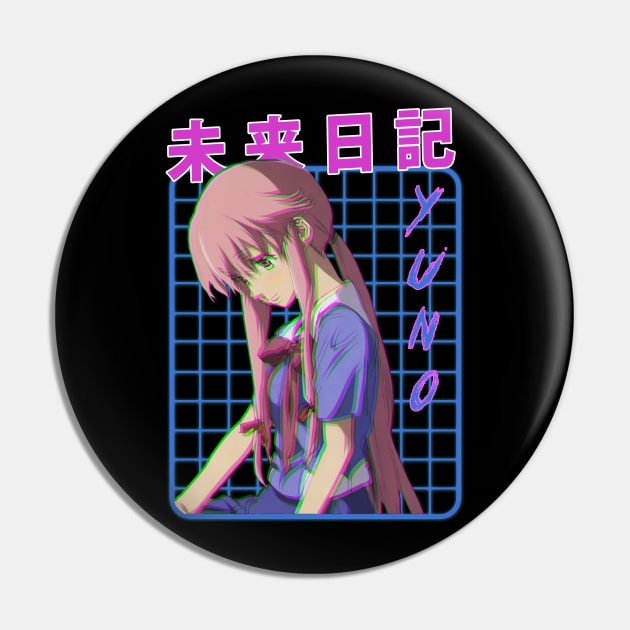 Yuno Gasai Love And Madness Collide Pin by A Cyborg Fairy