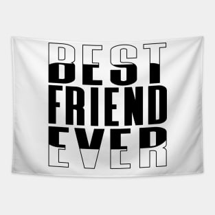 Best Friend Ever Rounded Rectangle Tapestry