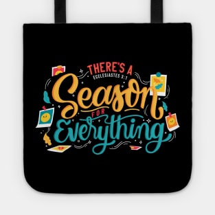 Ecclesiastes 3 1 Bible Verse Typography Tote