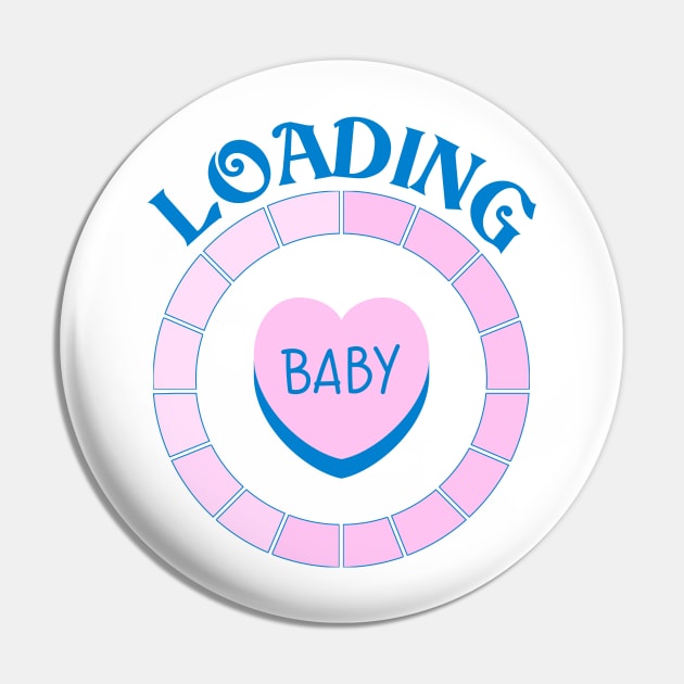 Loading Baby! Maternity Pin by AnjPrint