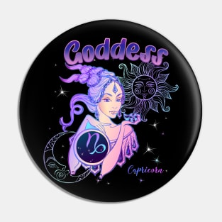 Zodiac Capricorn Goddess Queen Horoscope Pin