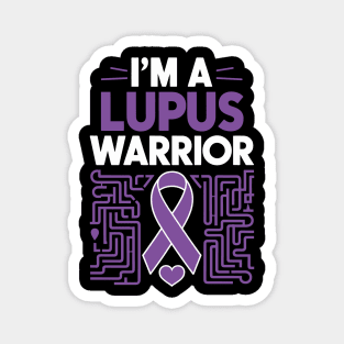 Lupus Warrior Magnet