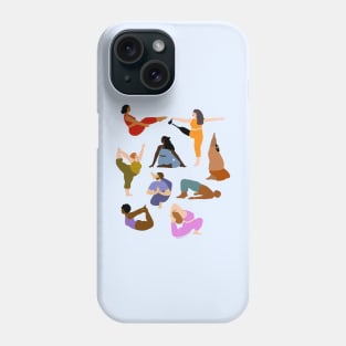 Rainbow yogis Phone Case