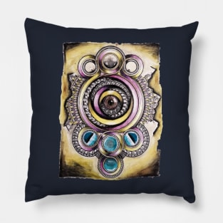 eye mandala Pillow