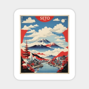 Seto Japan Vintage Poster Tourism Magnet