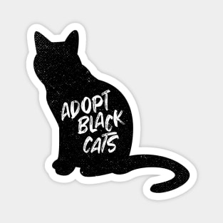 Adopt Black Cats Magnet