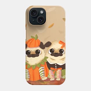 Pumpkin Pug Phone Case