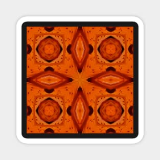 Orange Tiger Lily Pattern 1 Magnet