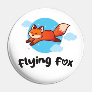 Flying fox (on light colors) Pin